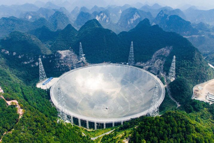 Dünyanın En Büyük Radyo Teleskopu FAST Çalışmaya Başladı