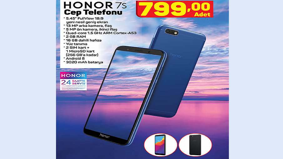 A101 Honor 7S Cep Telefonu Yorumları ve Özellikleri