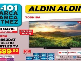 A101 Toshiba 49L2863DAT 49″ Full HD Smart Led Tv Yorumları ve Özellikleri