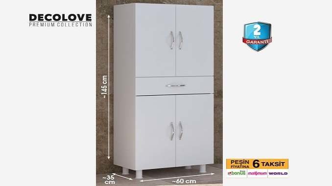 bim-decolove-4-kapak-tek-cekmeceli-cok-amacli-dolap