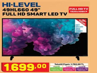 A101 HI-LEVEL 49HL660 49″ FULL HD SMART LED TV Yorumları ve Özellikleri