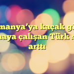 Almanya’ya kaçak giriş yapmaya çalışan Türk sayısı arttı