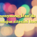 Anonymous İran'da 19 bakanlığın sitesini hackledi